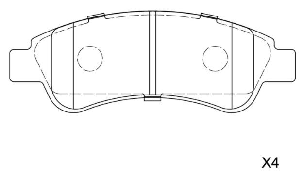 BRAKE PADS SB BP42475