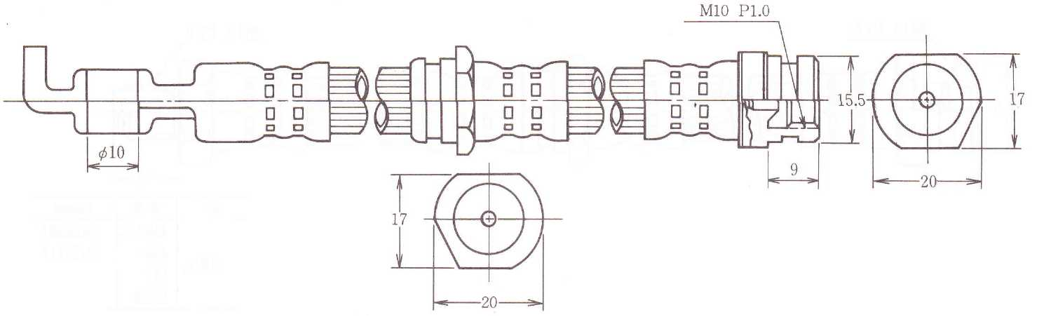 BRAKE HOSE SB BH25026R