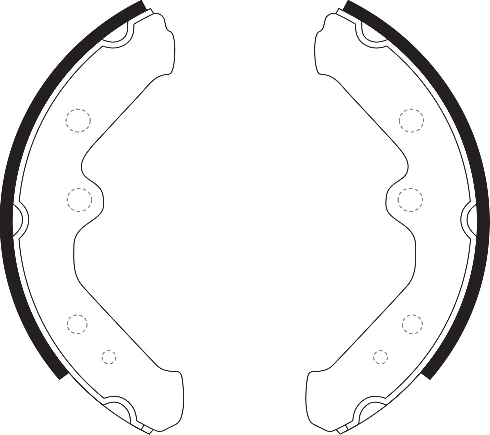 BRAKE SHOE SB BS23000