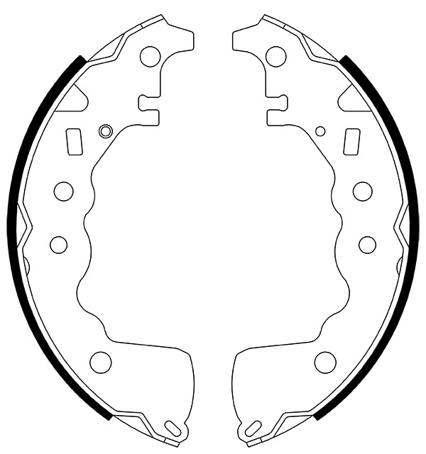 BRAKE SHOE SB BS22009